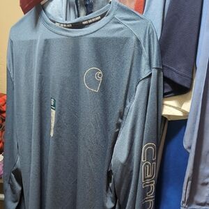 Carhartt Long Sleeve Shirt in Blue